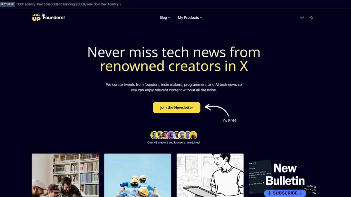 Level Up! Founders media 1